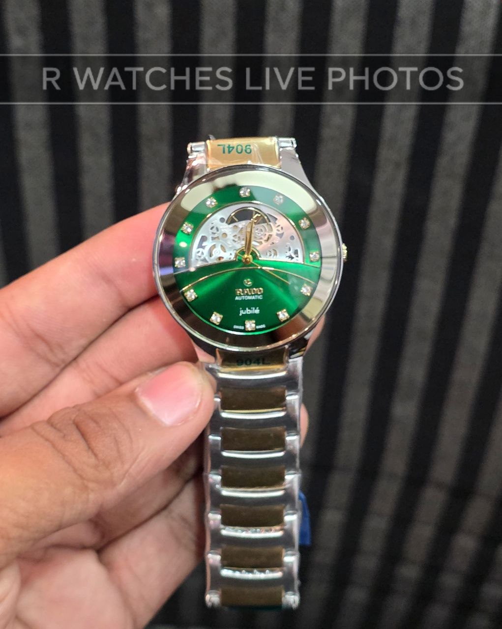 (OS4)📷⭐ Rado dual tone green (RDP49)