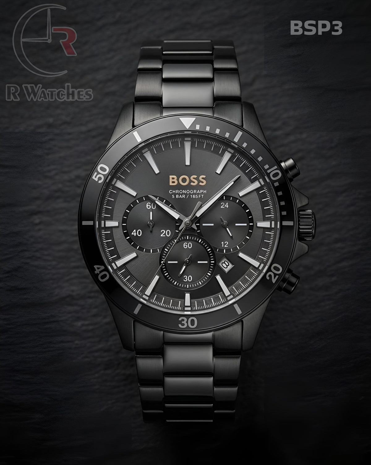 (OS)🖤⭐ Boss Black Grey Dial (BSP3)