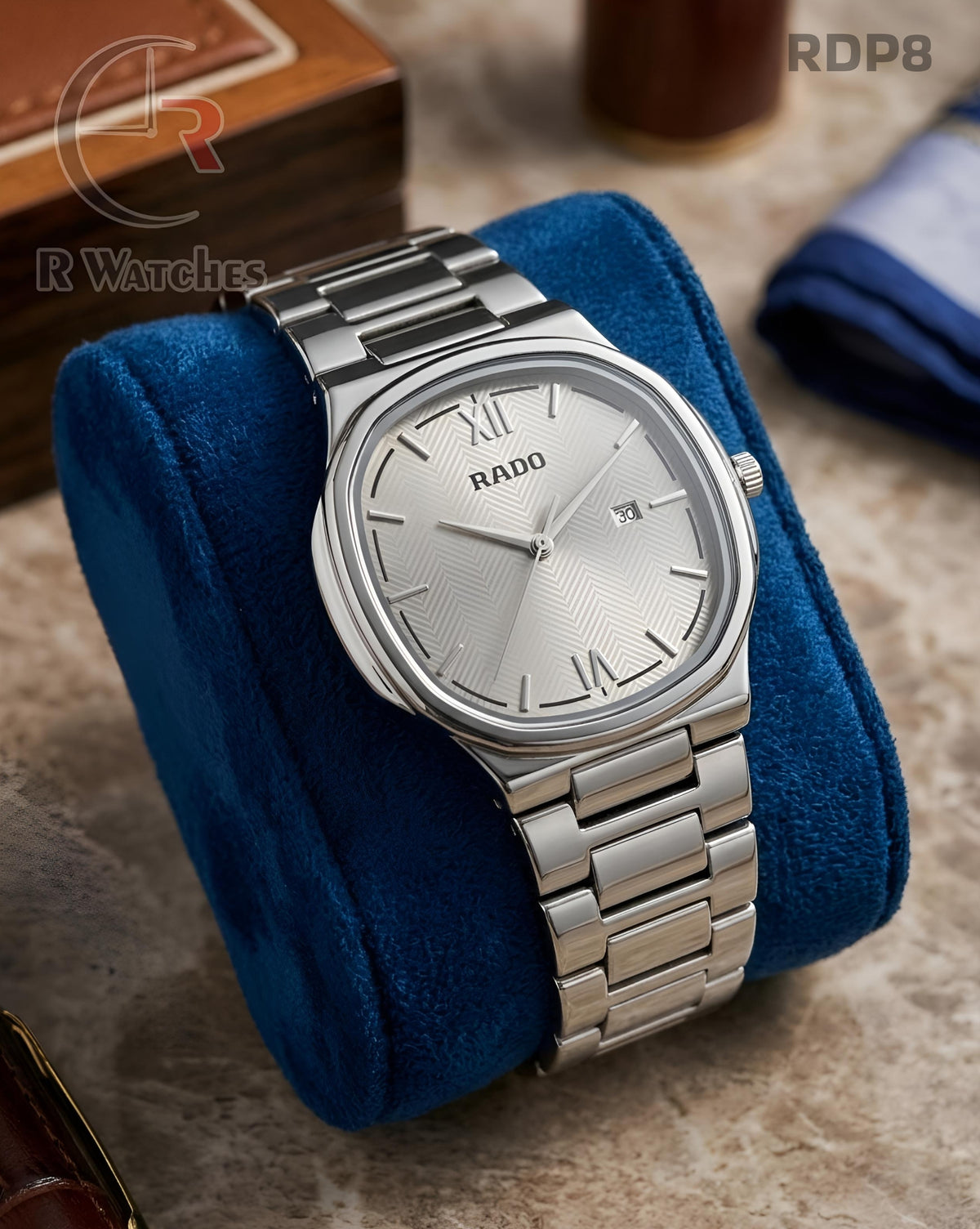 (OS)🖤⬆️ Rado Square Silver Grey (RDP8)