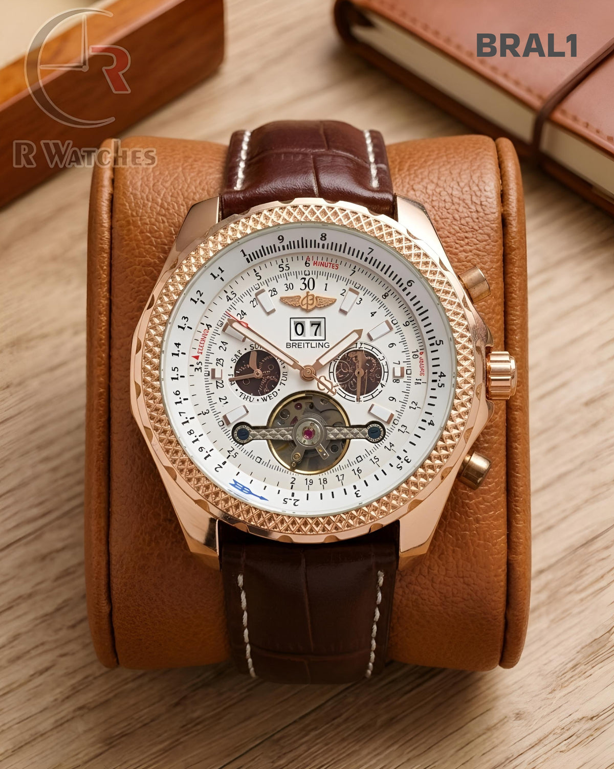 (OS)🖤 Breitling automatic leather (BRAL1)