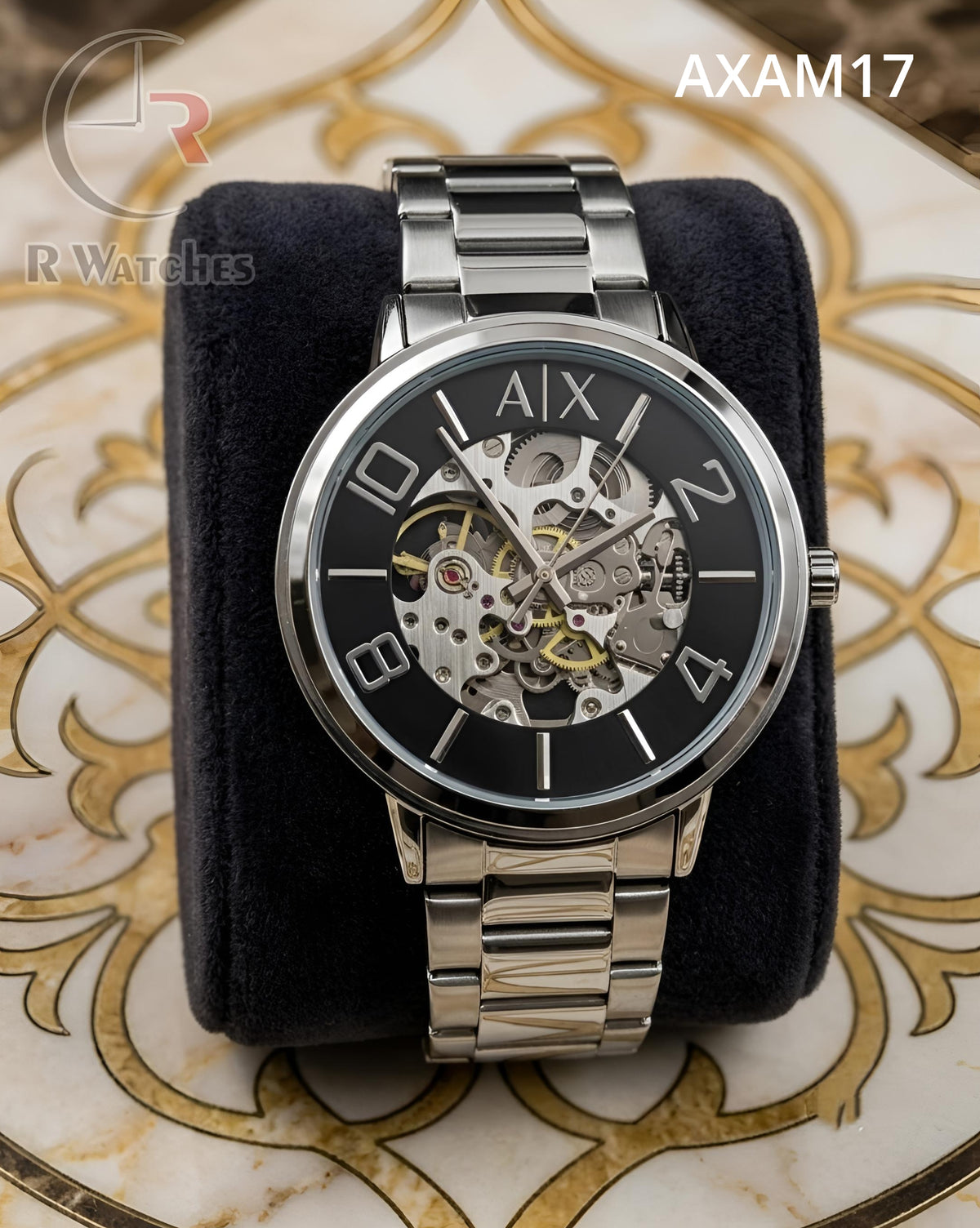 (OS)🖤⭐ AX Automatic Silver Black (AXAM17)
