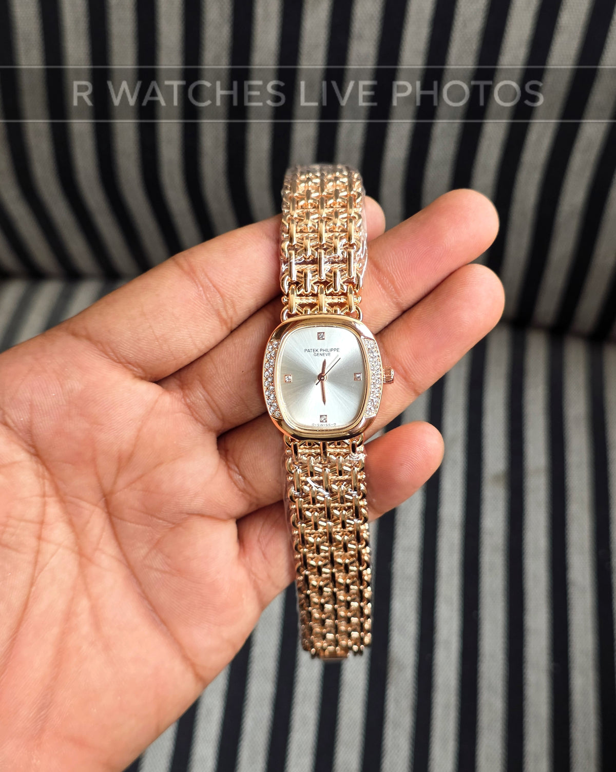 (SS)🖤⭐ Patek Philippe Girls Diamond Rose Gold White (PPG13)