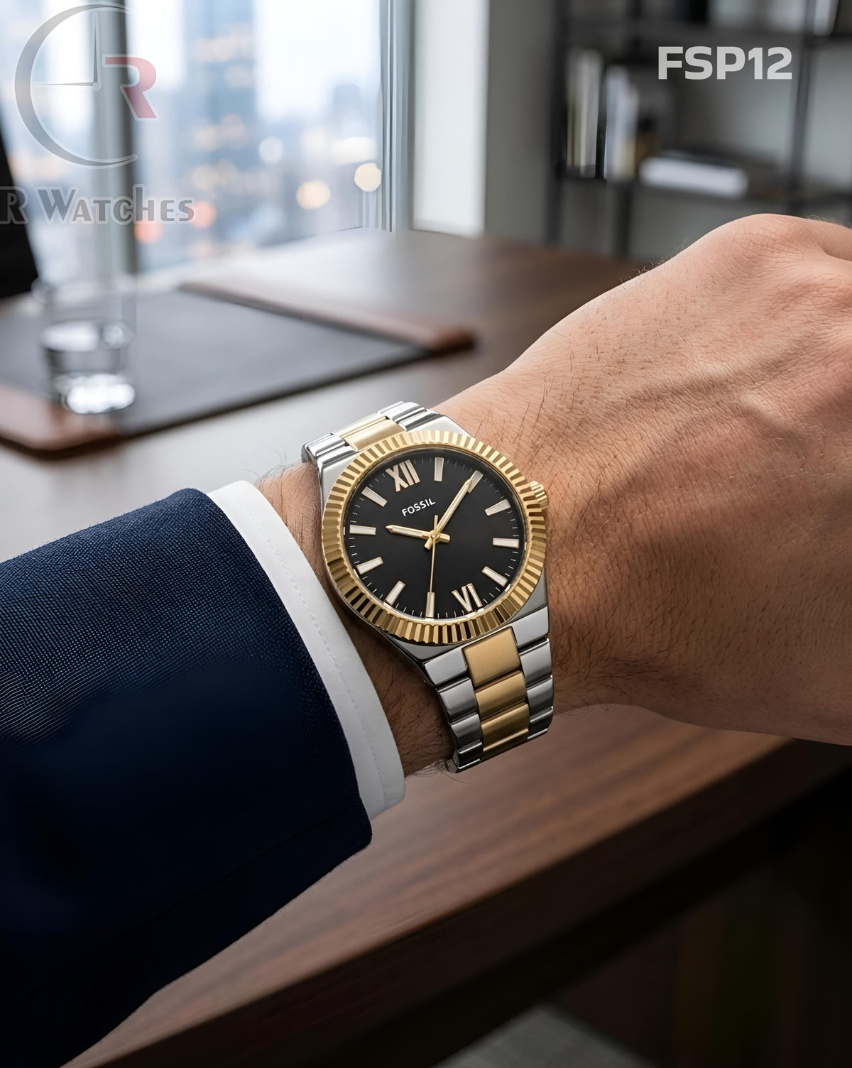 (SS)🖤⬆️⭐ Fossil Dual Tone Black (FSP12)