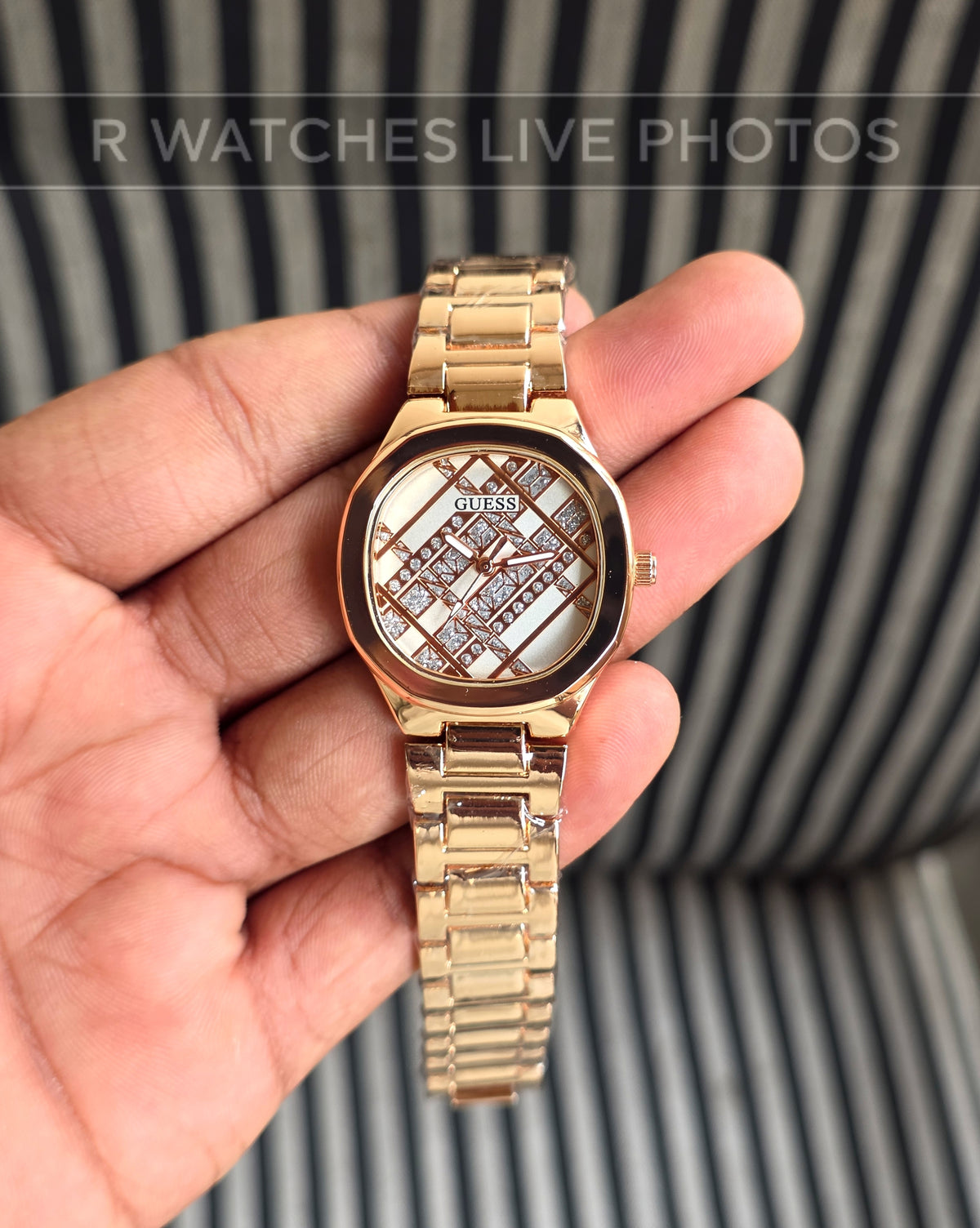 (OS)🖤⭐ Guess Girls Rose Gold White (GUG22)