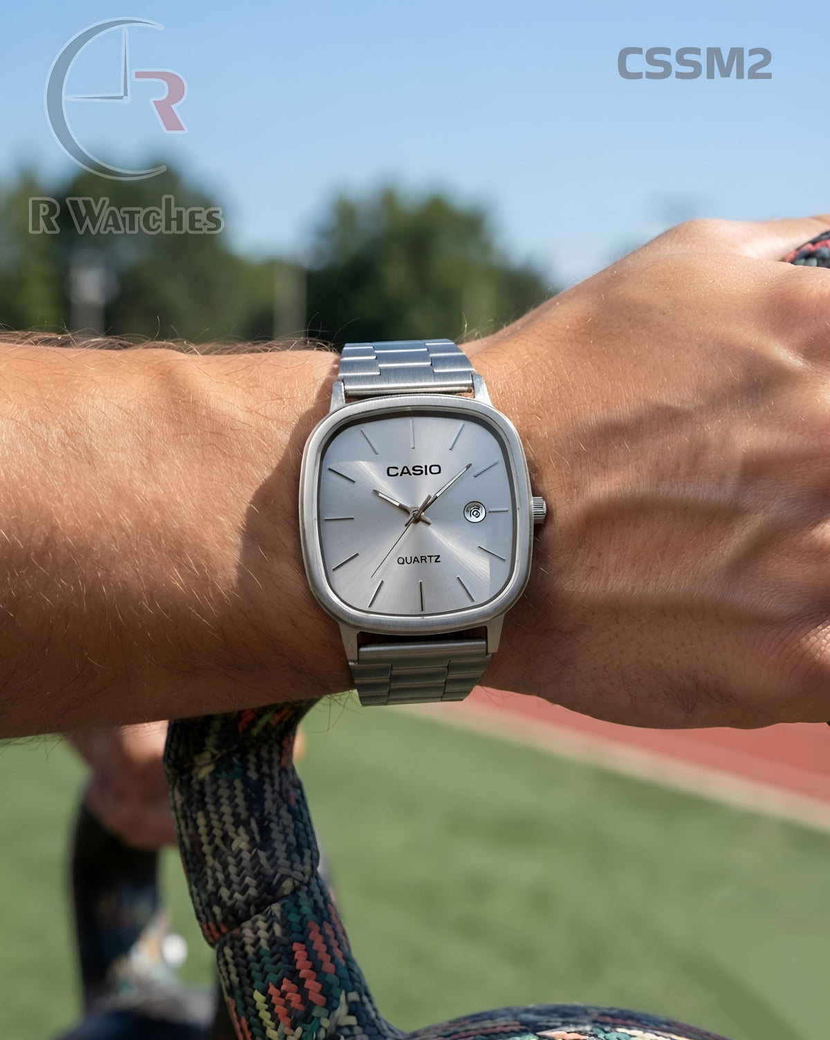 (OS)🖤⬆️🔁⭐ Casio old money Silver Grey (CSSM2)