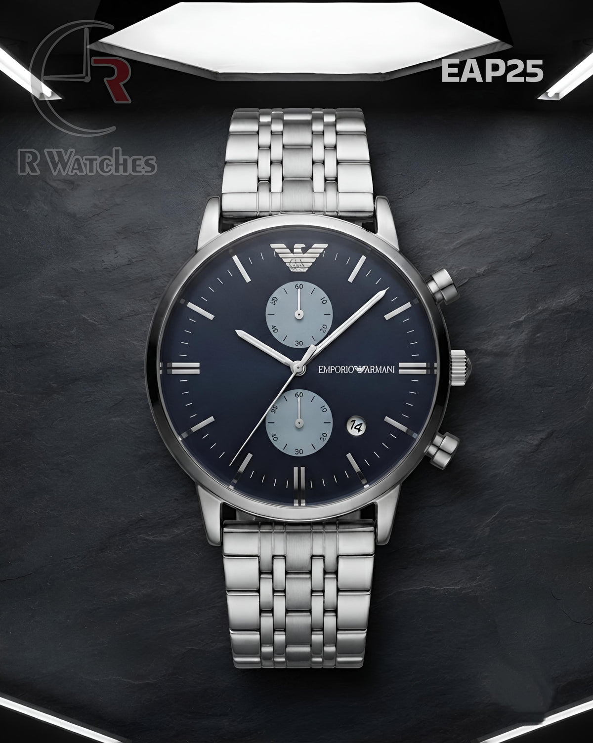 (OS)🖤⭐ Armani Nevy Blue Silver (EAP25)