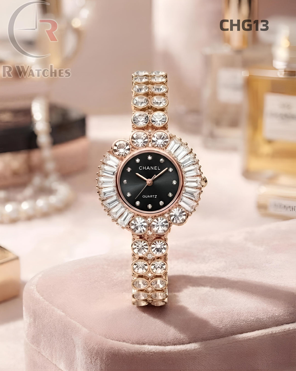 (OS)🖤⭐ Chanel Girls Diamond Rose Gold (CHG13)