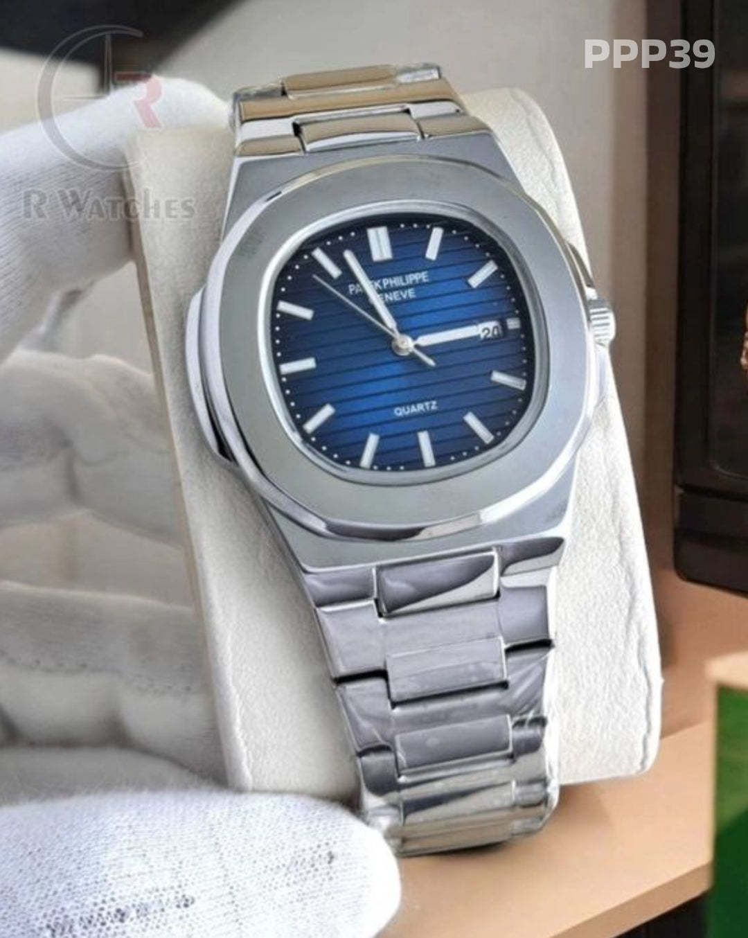 (OS3)π€β¬οΈ Patek Philippe silver blue (PPP39)