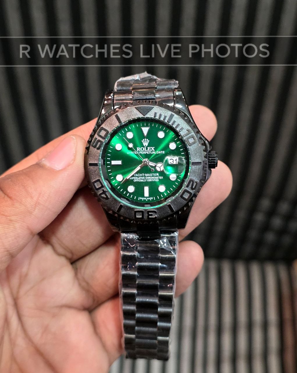 (OS)📷⭐ Rolex Oyster black green (RXP67)