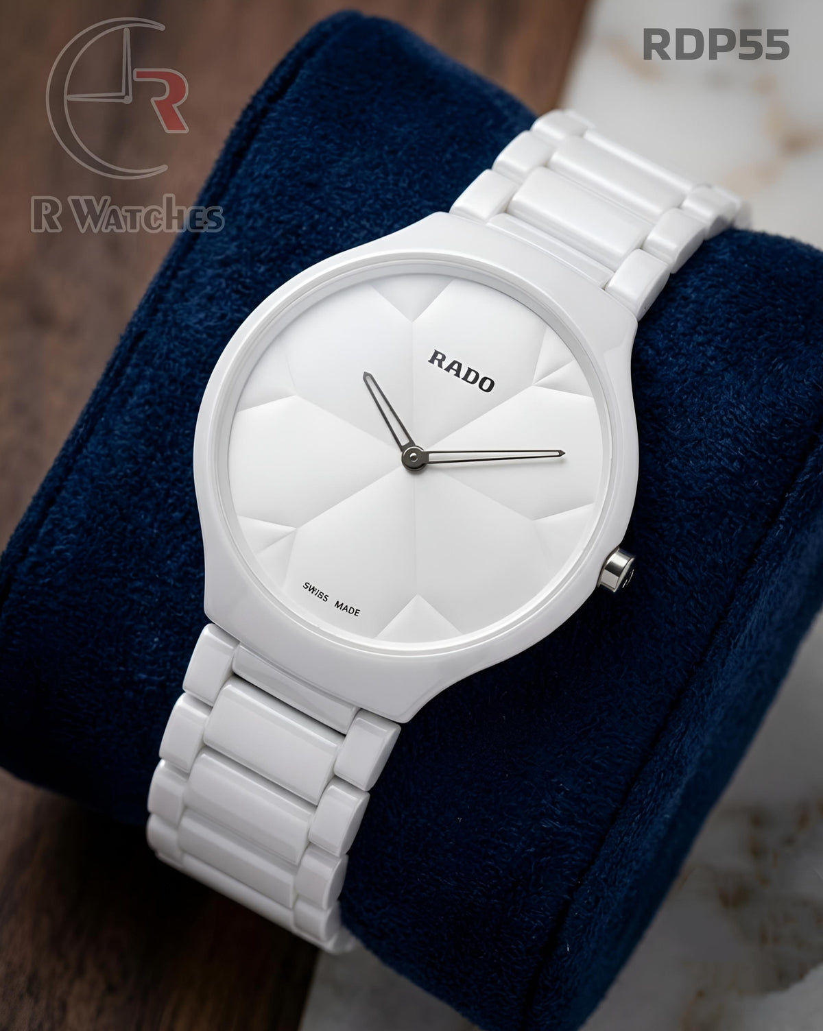 (OS)🖤⬆️ Rado Ceramic White Silver (RDP55)
