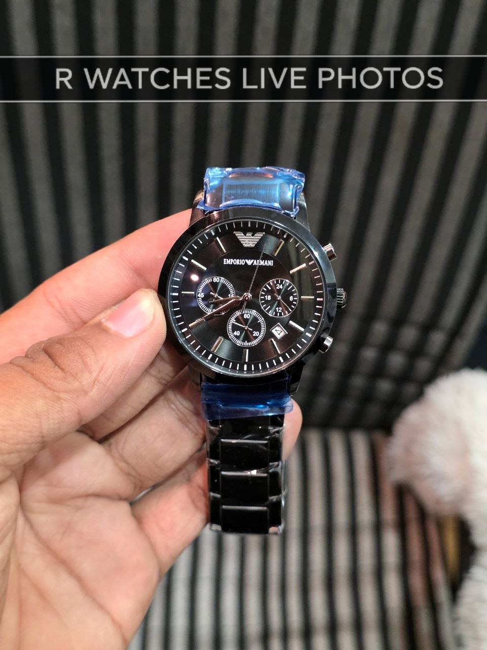 (SS)🖤⬆️⭐ Armani metal full black (EAP4)