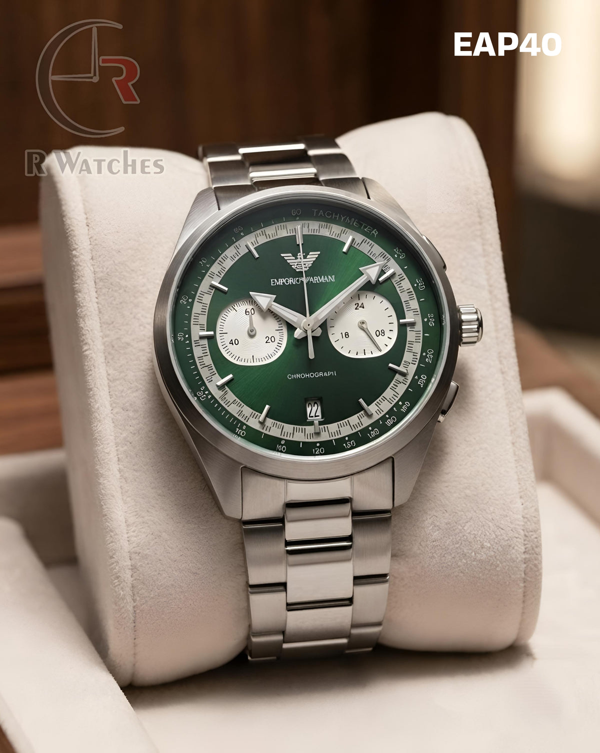 (OS)🖤⭐ Armani Green Silver (EAP40)