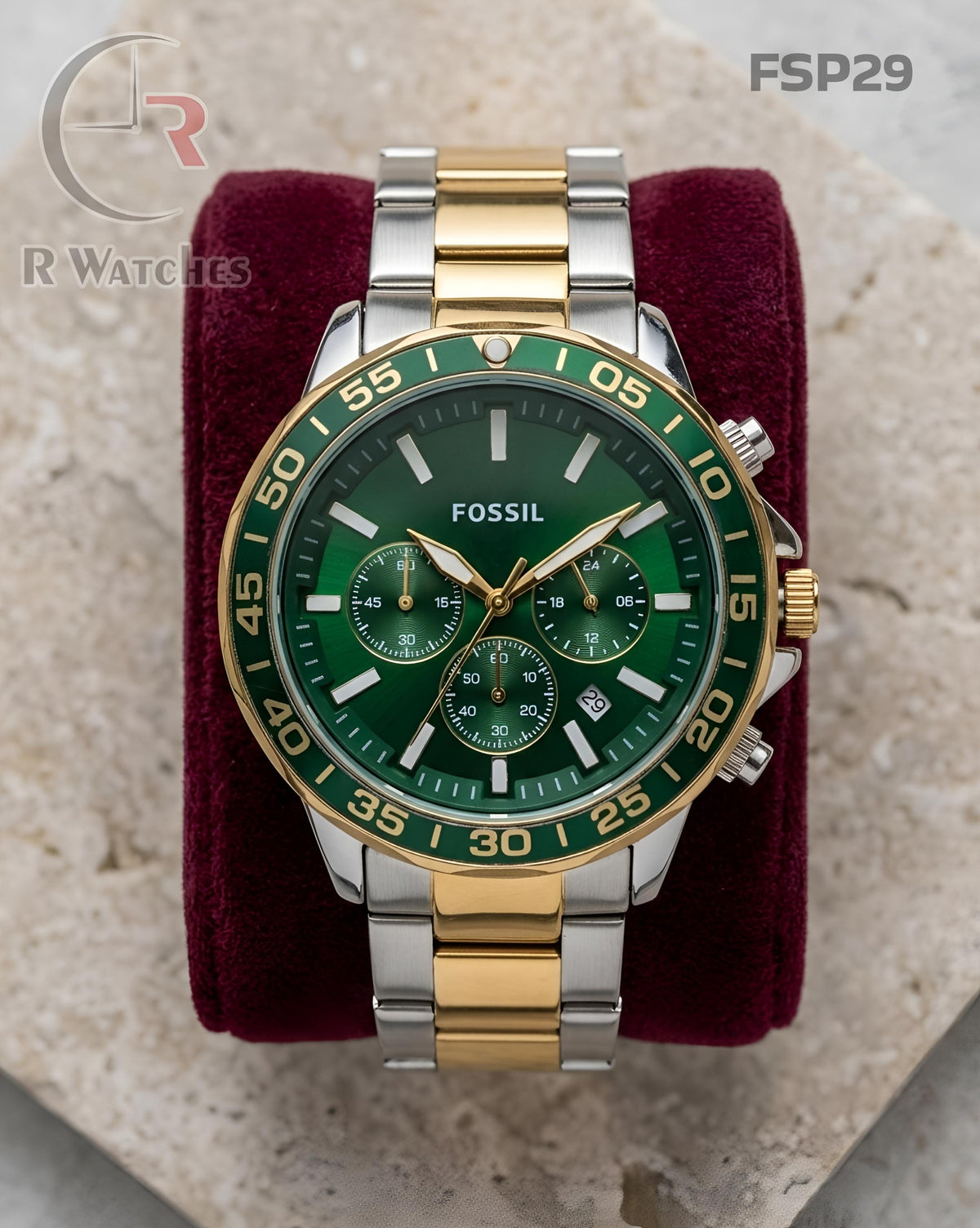 (SS)🖤 Fossil Dual Tone Green (FSP29)