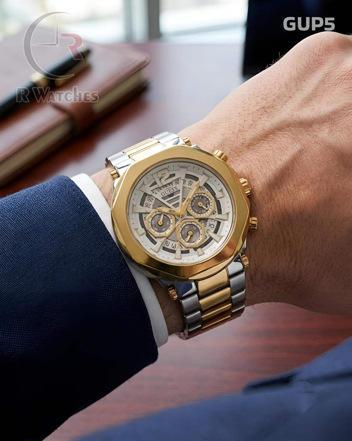 (SS)π€β¬οΈ Guess Dual Tone White (GUP5)