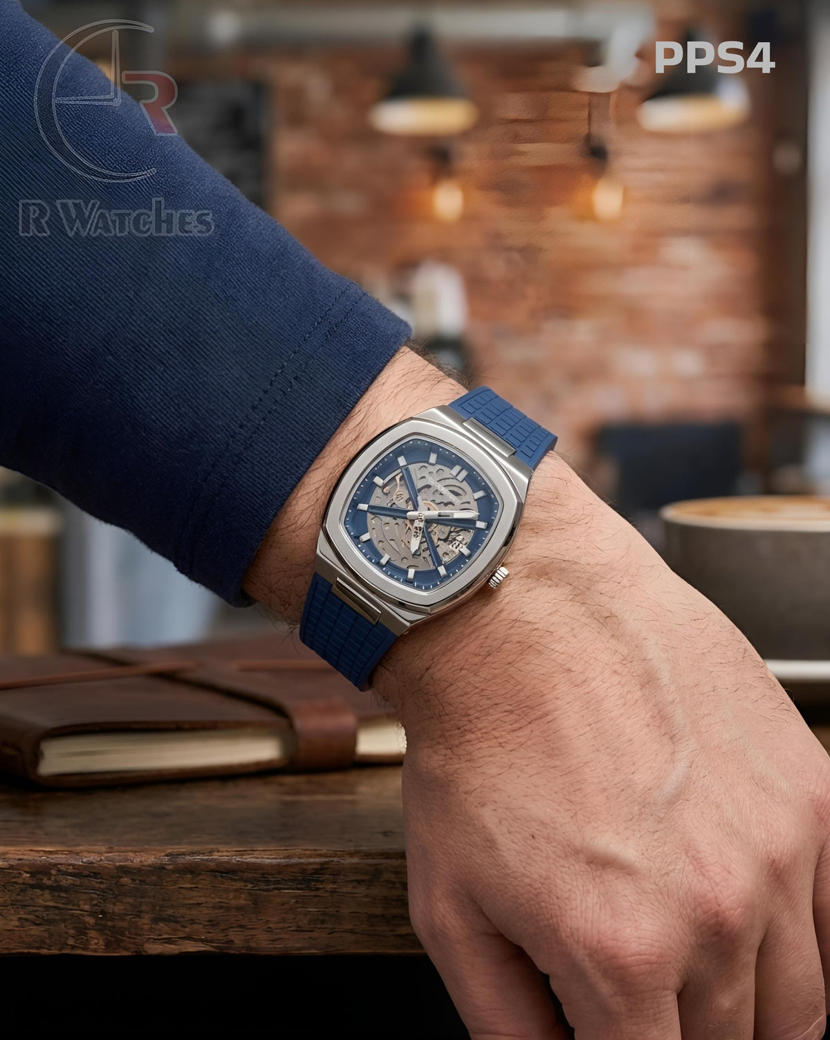 (OS)π€β¬οΈ Patek Philippe Silicon Silver Blue (PPS4)