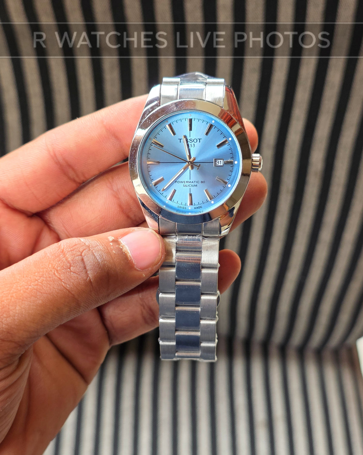(OS)📷⬆️⭐ Tissot Powermatic Silver blue (TSP27)