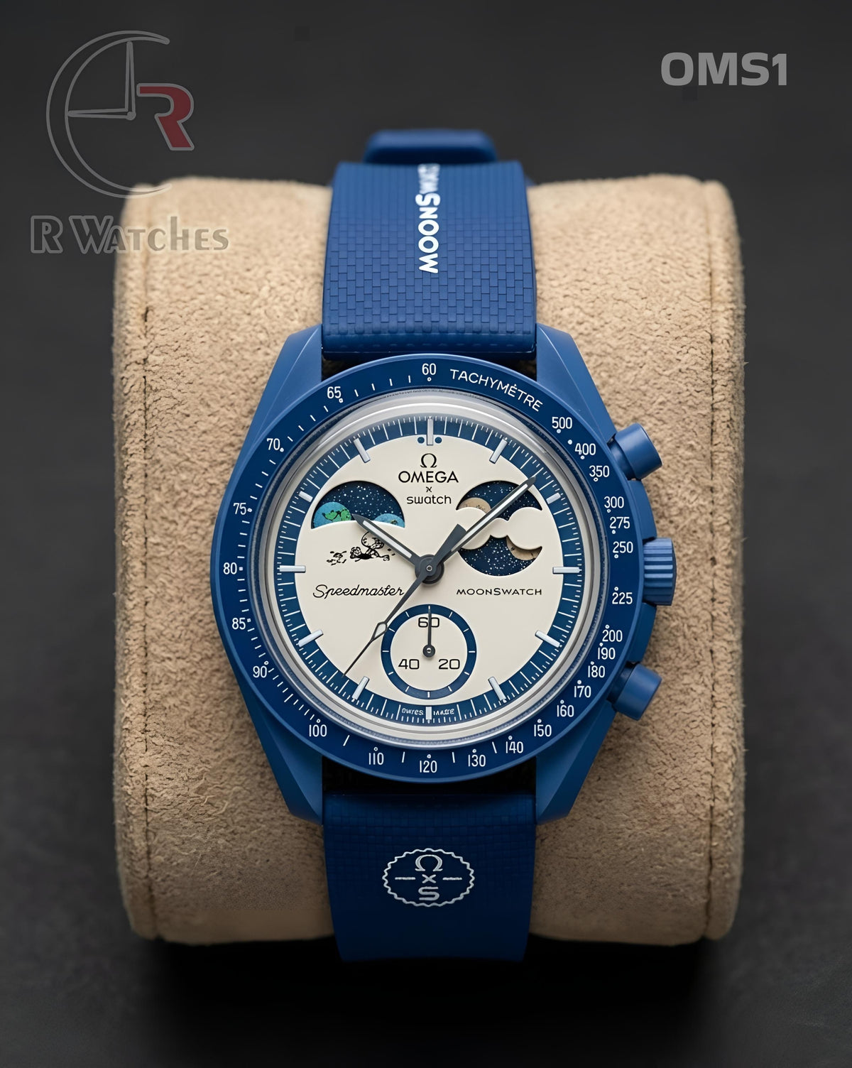 (SS)π€β¬οΈβ Omega Silicon White Blue (OMS1)