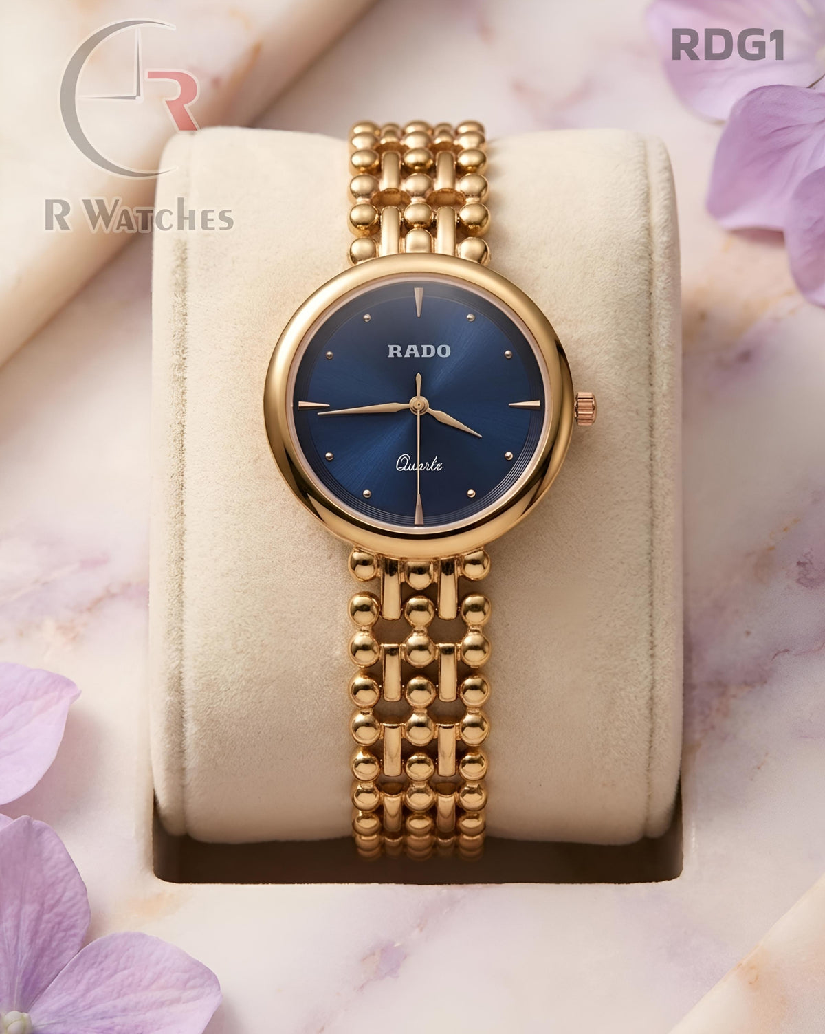 (OS)🖤⬆️🔁 Rado girls Gold Blue (RDG1)