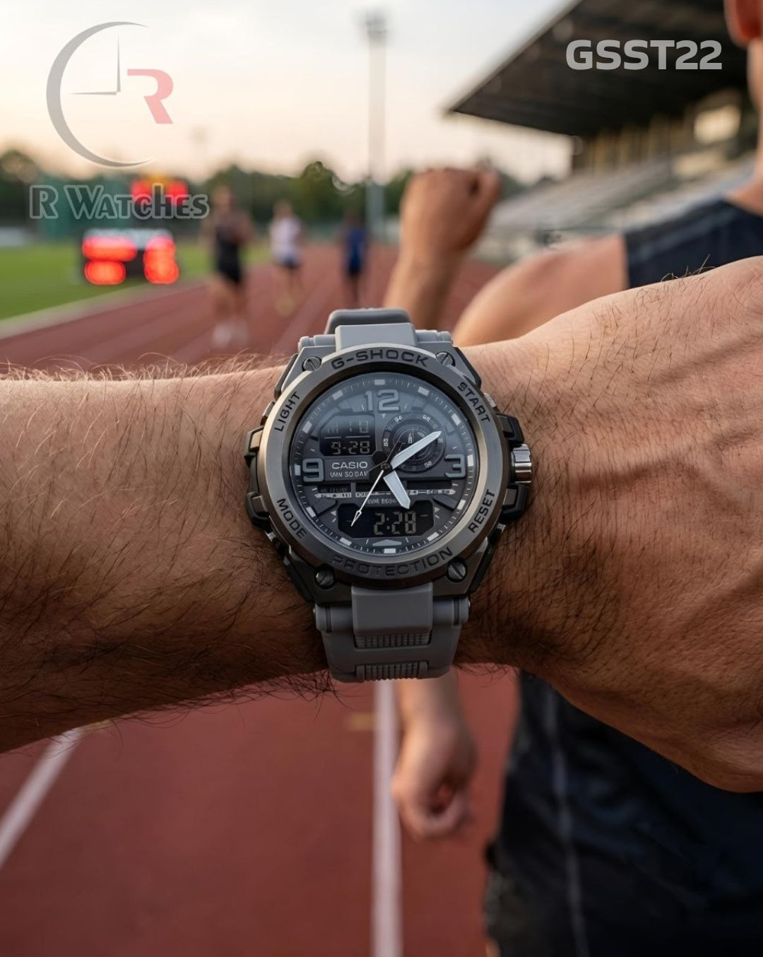 (SS)🖤⬆️ G-Shock New Black Grey (GSST22)