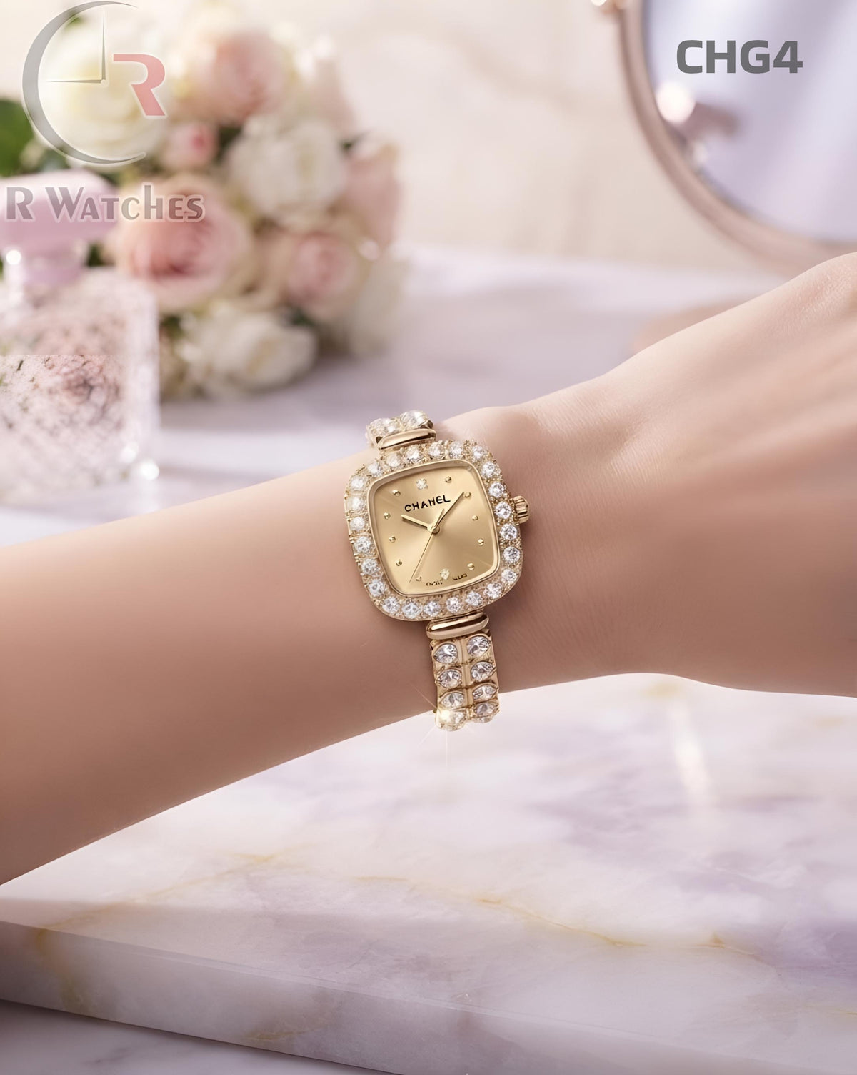 (OS)🖤⭐ Chanel Girls Diamond Full Gold (CHG4)