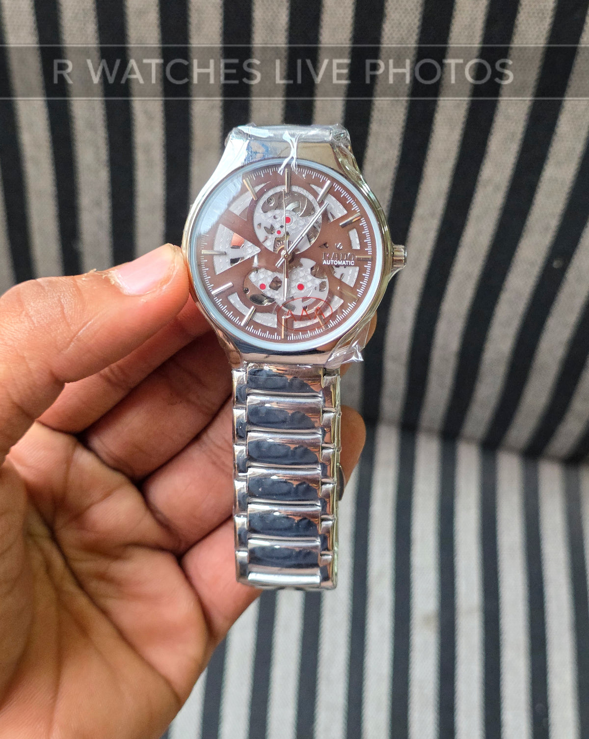 (OS)📷⭐ Rado Automatic Brown Silver (RDAM6)