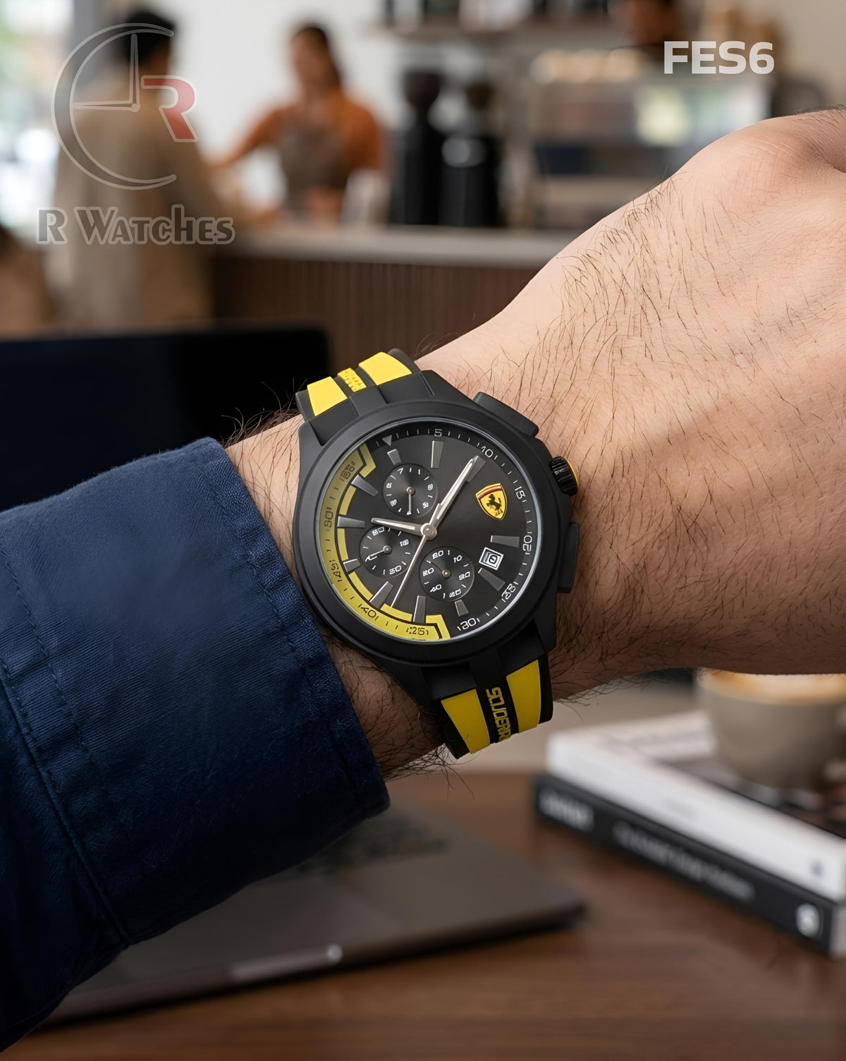 (OS)🖤⬆️ Farrari Silicon Black Yellow (FES6)
