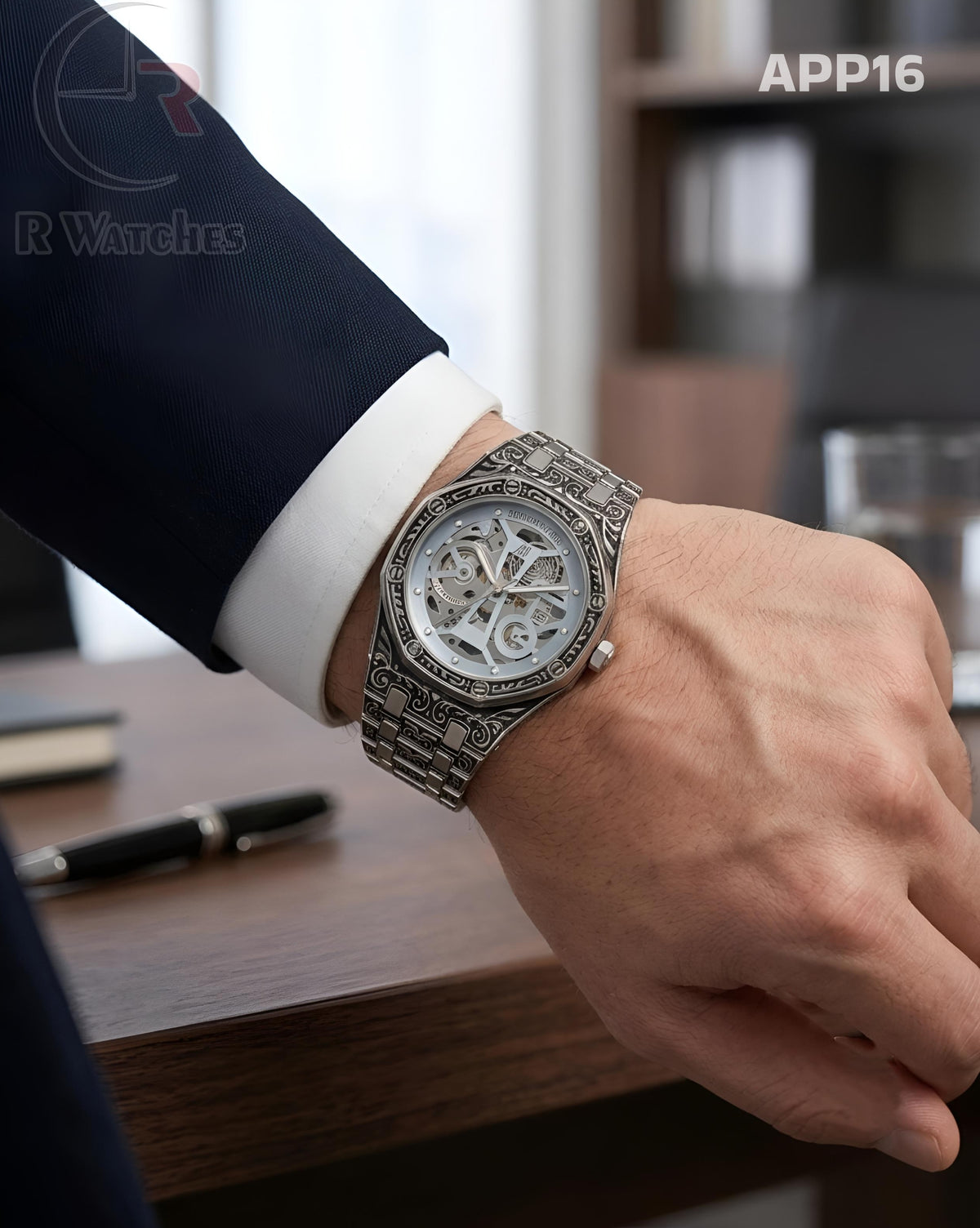 (OS)🖤⭐ AP Rajwadi Silver Blue (APP16)