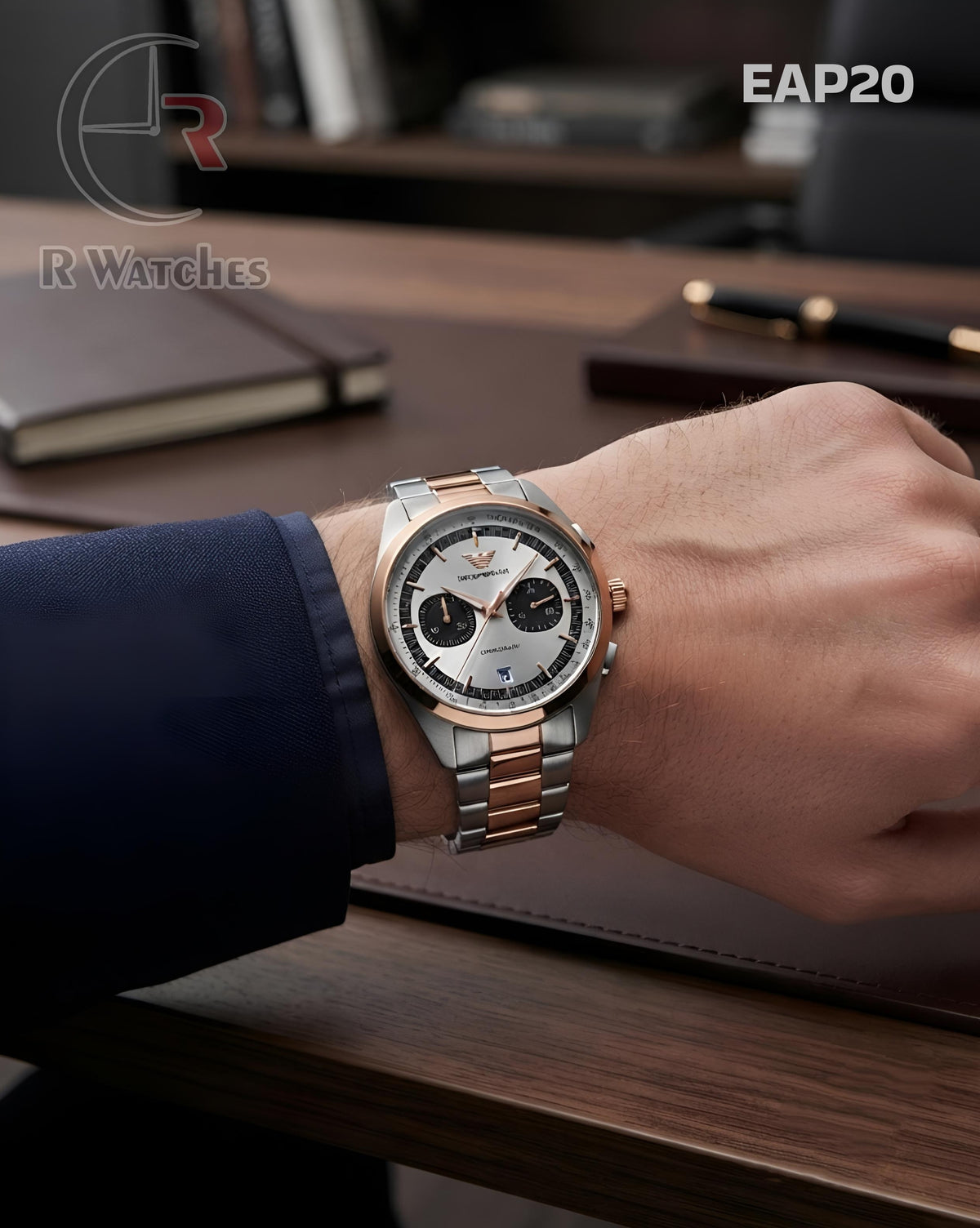 (SS)🖤⭐ Armani Rose Gold White (EAP20)