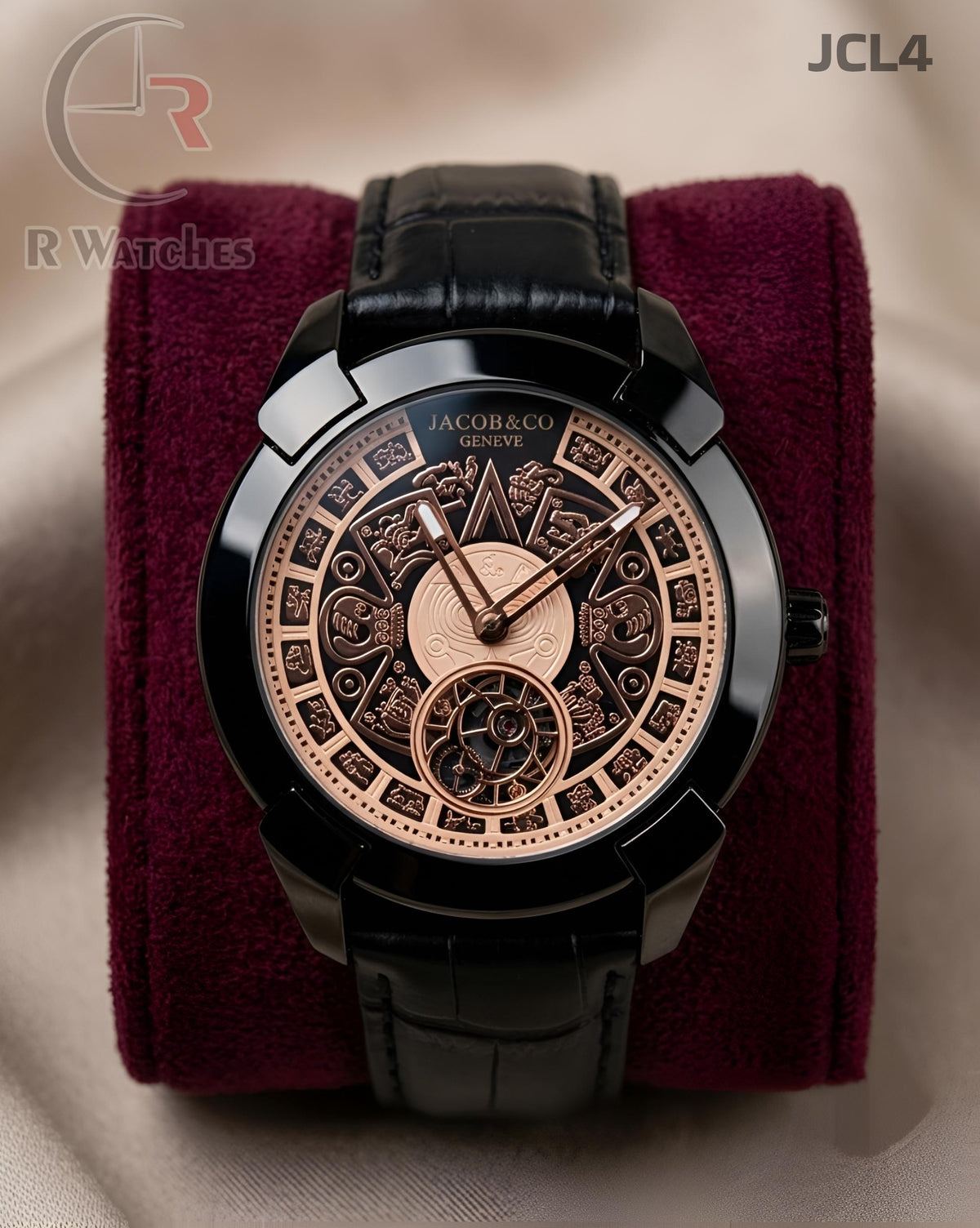 (OS)🖤⬆️ Jacob & Co Leather Full Black (JCL4)