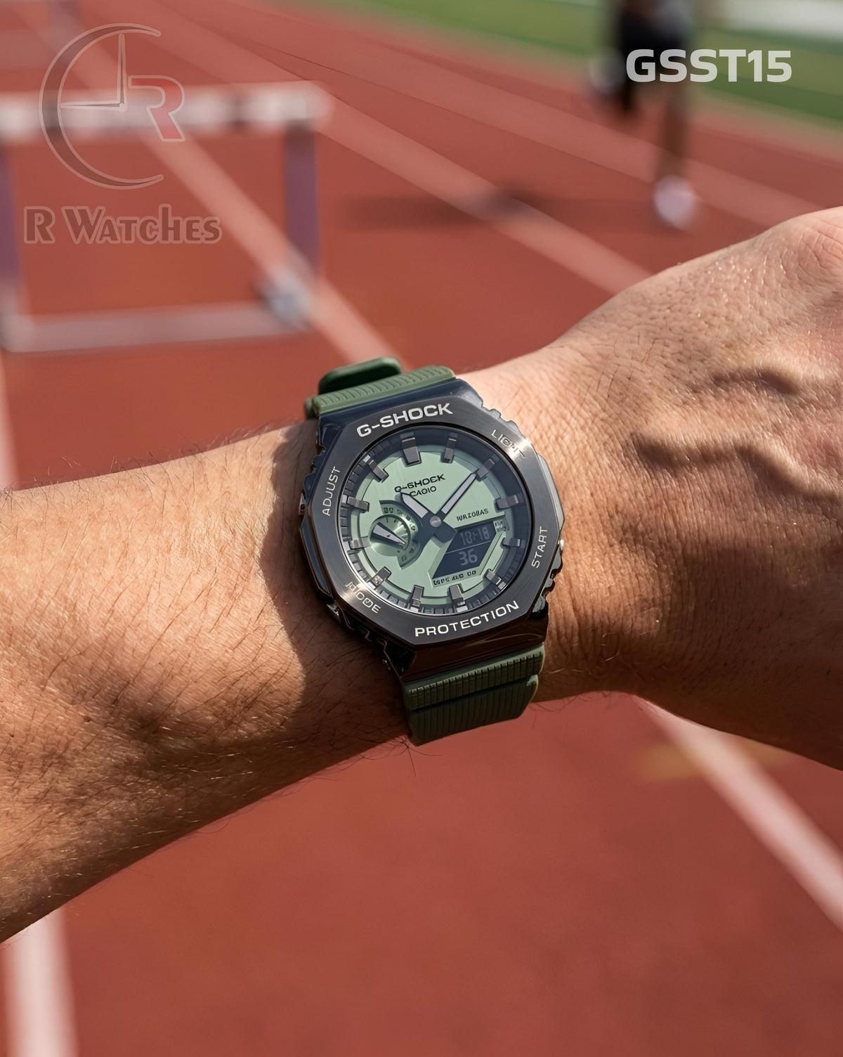 (OS3)🖤⬆️🔁⭐ G-Shock Ga Green (GSST15)