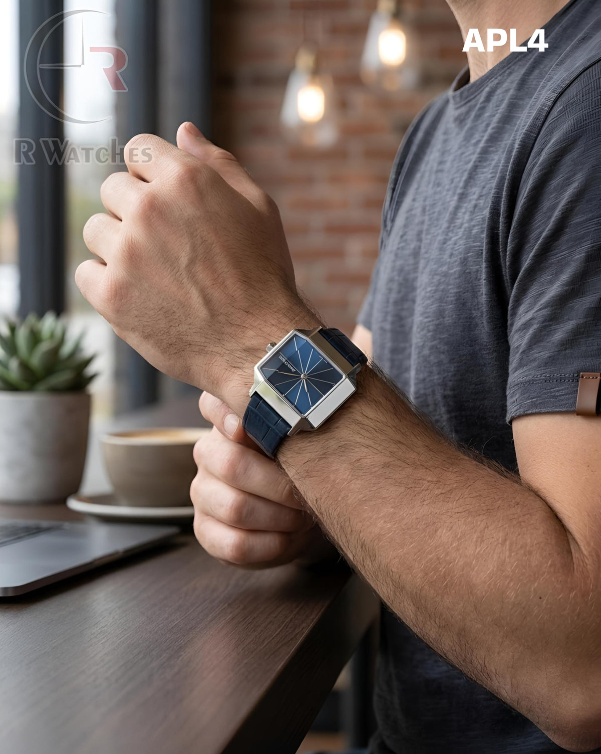 (OS)🖤⬆️ AP Leather Silver Blue (APL4)