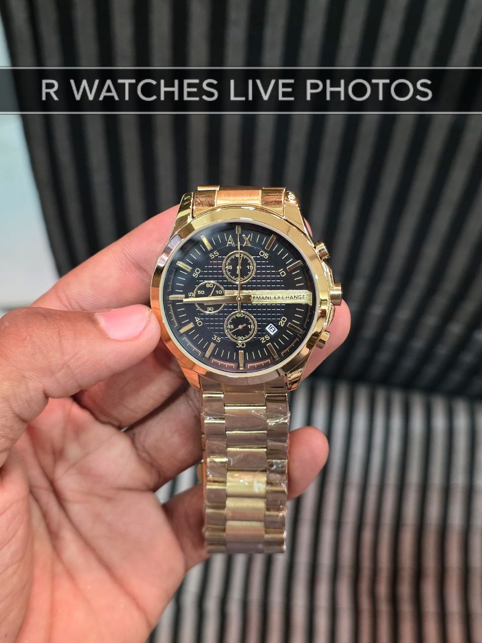 (SS)🖤⭐ AX Gold Black Dial (AXP3)