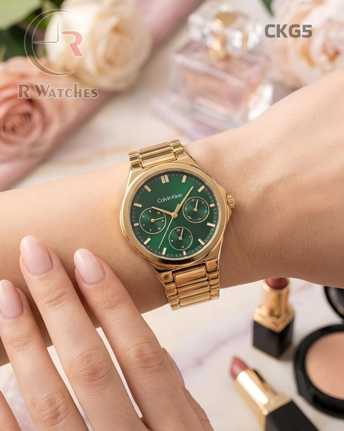 (OS)🖤 Ck Girls Gold Green (CKG5)