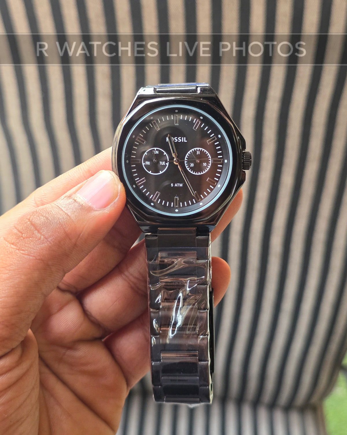 (OS)🖤⭐ Fossil Full Black (FSP14)