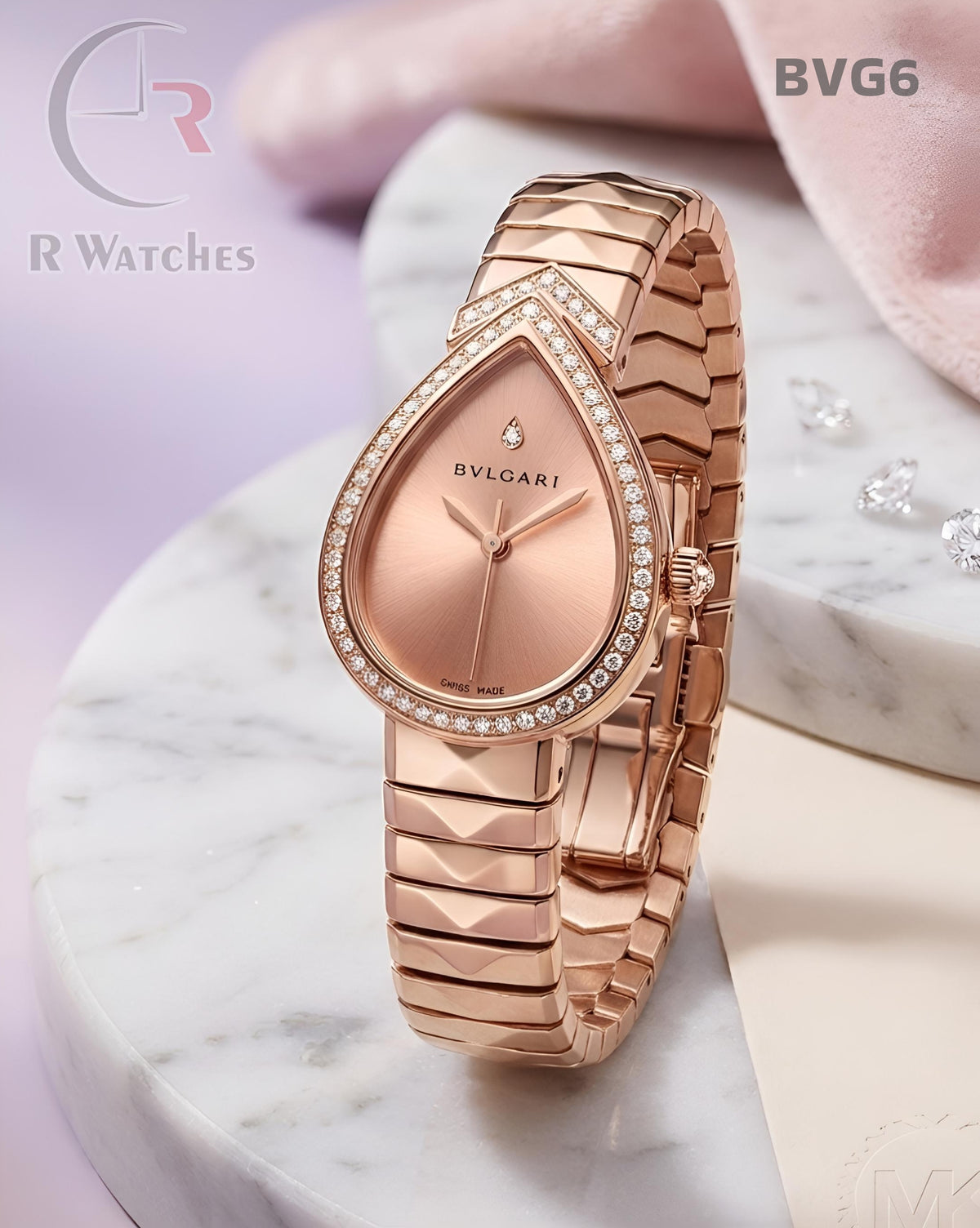 (SS)🖤⭐ Bvlgari Girls Full Rose Gold (BVG6)