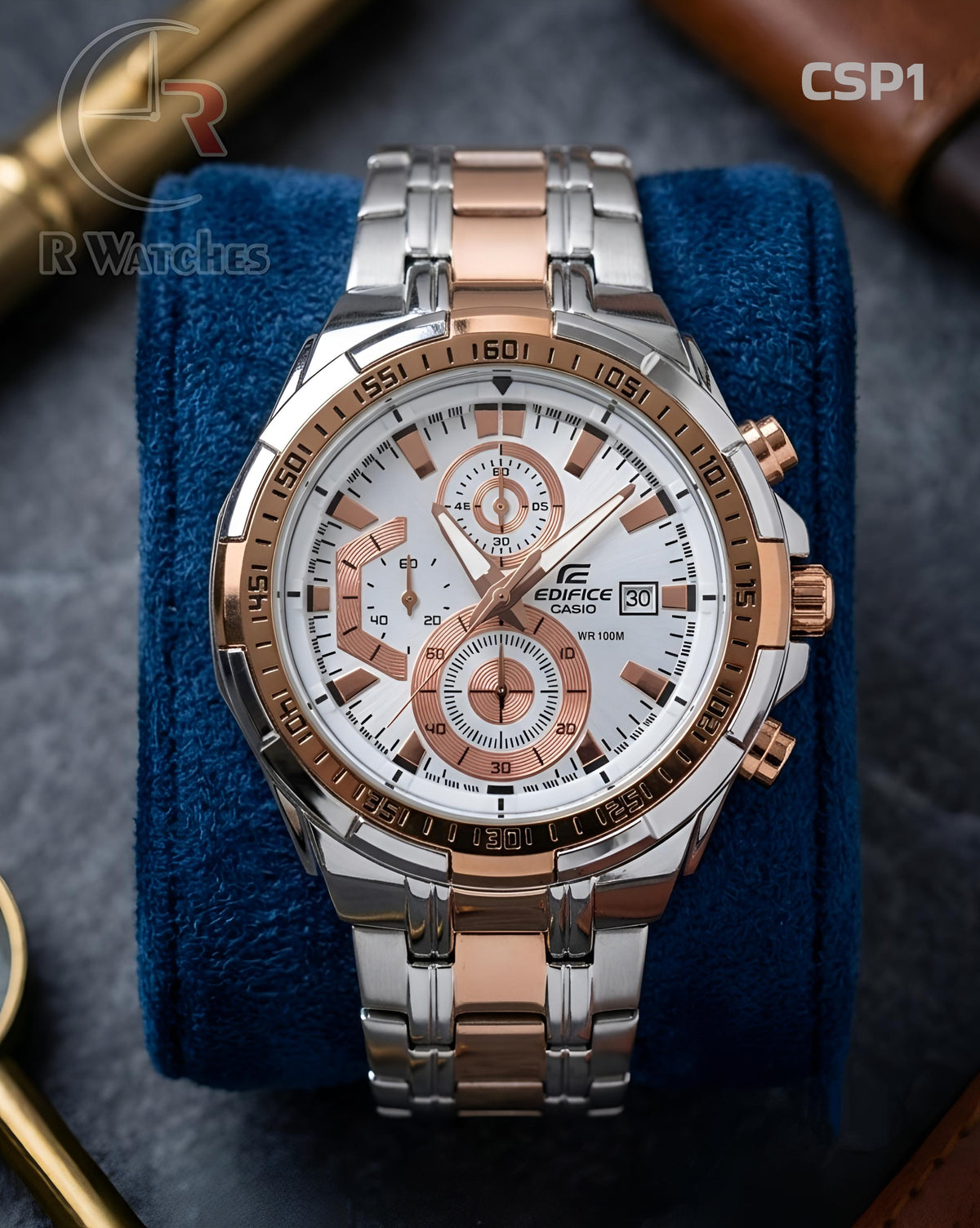 (OS22)🖤⭐ Casio Edifice rose gold (CSP1)