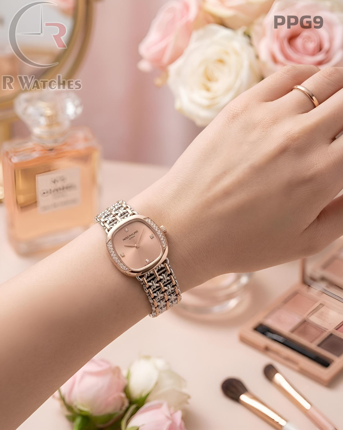 (OS)🖤⭐ Patek Philippe Girls Diamond Rose Gold Pink (PPG9)