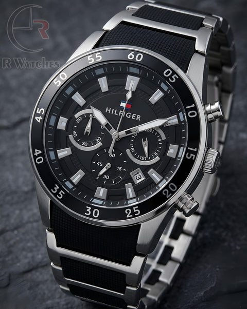 (OS2)⭐ Tommy new silver Black