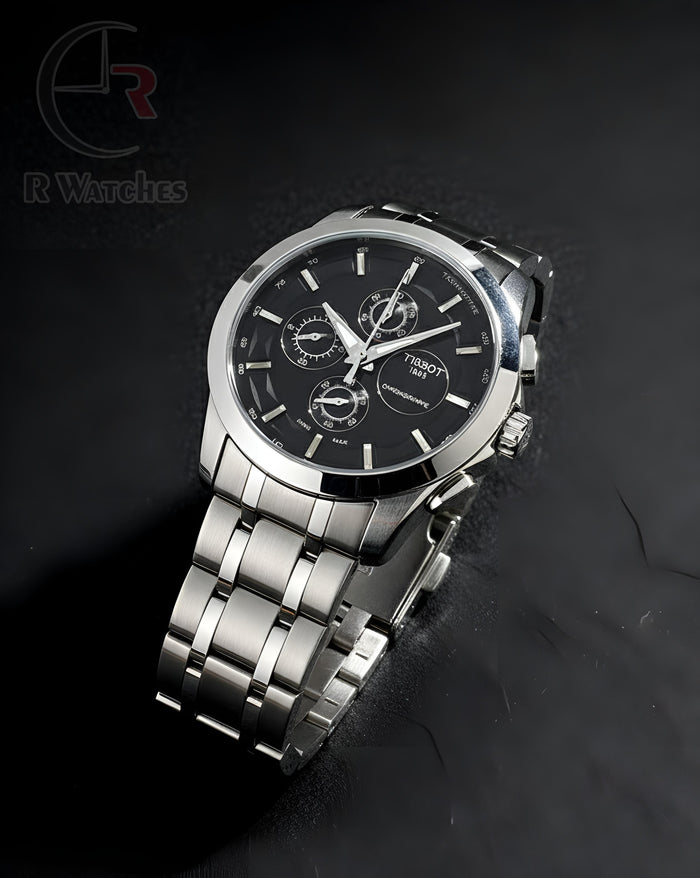 (OS4)⭐ Havey Tissot Silver Black Dial