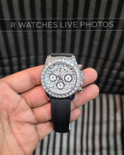 (SS)⭐ Rolex Tiger eye silicon black silver