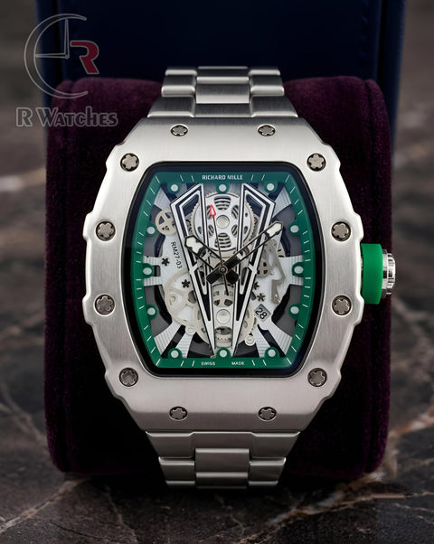 (OS)⭐ RM Machinery Silver Green