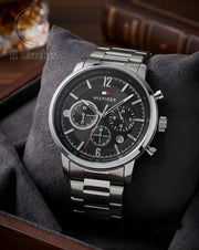 (OS) Tommy Hilfiger Silver Black