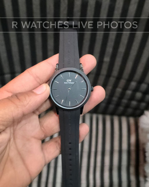 (OS)⭐ DW Silicon Black Silver Dial
