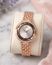 (SS) Swarovski Girls Diamond Rose Gold White
