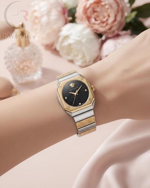 (OS) Versace Girls Dual Tone Black