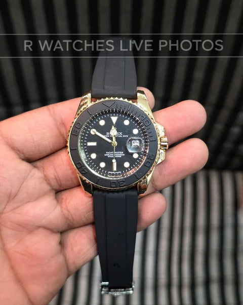 (SS)⭐ Rolex Yatchmaster silicon black gold