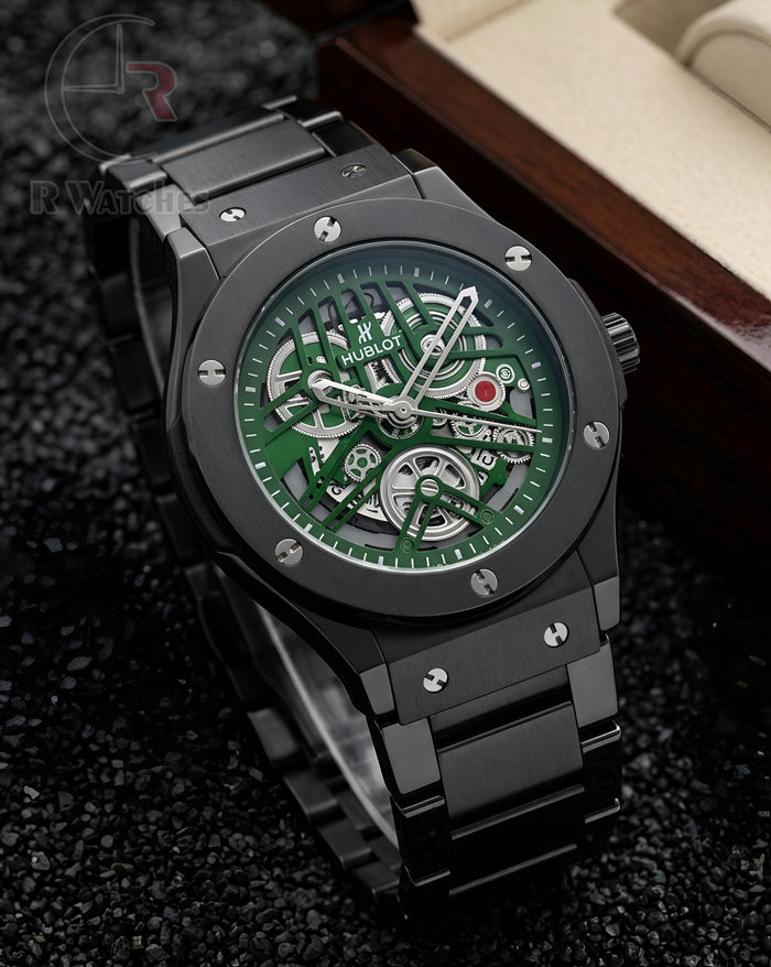 (OS)⭐ Hublot Machinery Black Green