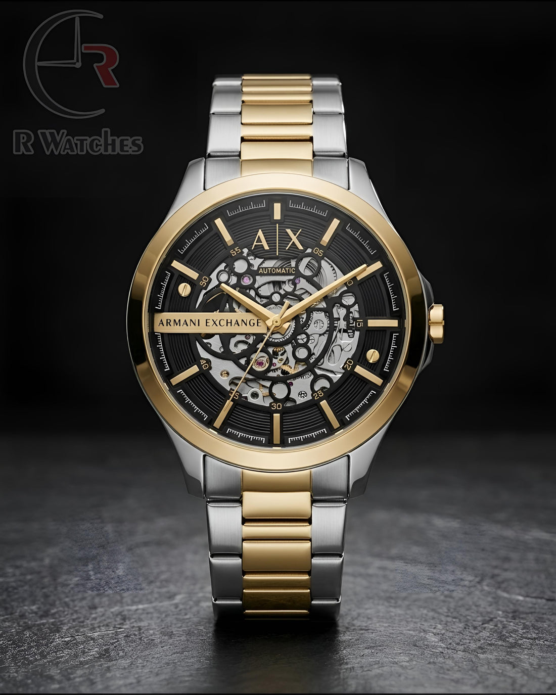 (OS2) AX Automatic Dual Tone Black Dial