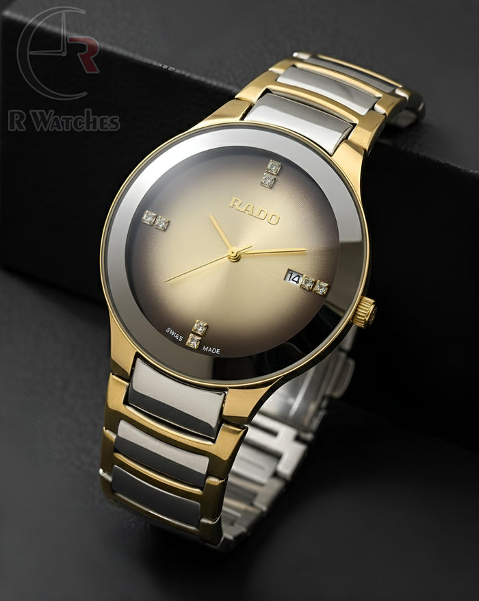 (OS2) Rado dual tone golden grey