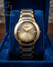 (OS2) Rado dual tone golden grey